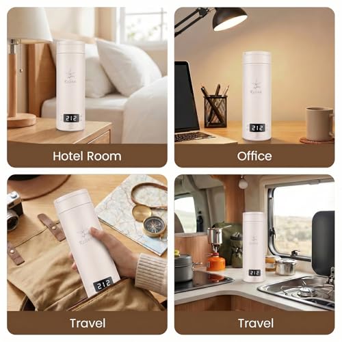 Image of Portable Electric Kettle for Travel(120V), 450ml, 4 Temperature Control
