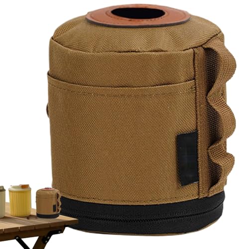 Fundas cilíndricas, funda de poliéster para depósito de almacenamiento de cilindro, bolsa de almacenamiento para tanque de cocina, protector de recipiente, cubierta de tanque de estufa de camping a