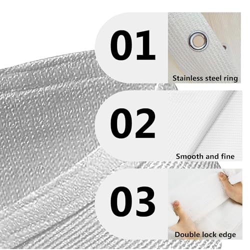 Voile d'ombrage résistant en toile respirante avec oeillets brun