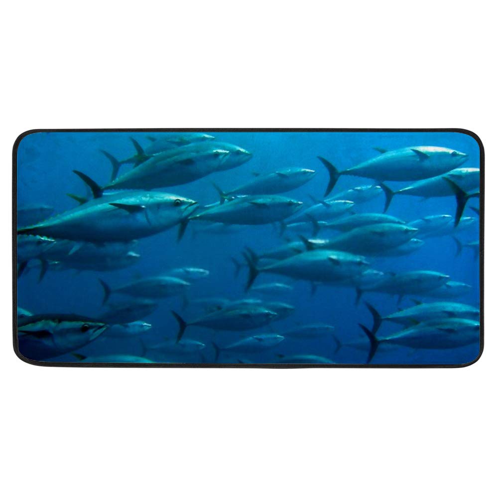 Tapis de cuisine grand format 39x20 en polyester résistant pour sol de bureau et enfants
