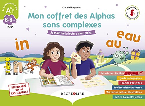 Mon coffret des Alphas sons complexes - Jeu niveau CP CE1 sur les sons complexes et les consonnes qui changent de prononciation