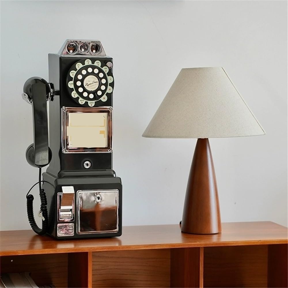 Affascinante Lampada da tavolo in legno, lampada da comodino for camera da letto, atmosfera retrò Arredamento per la casa