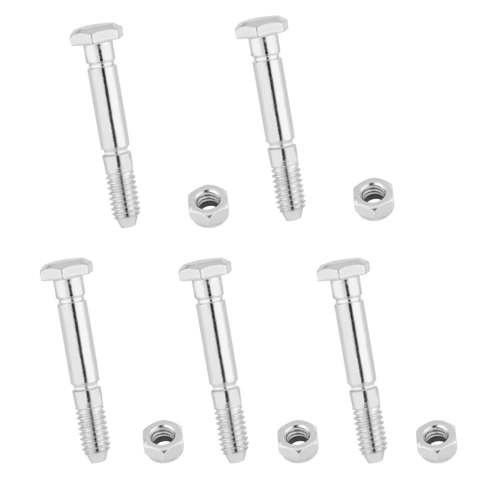 5pcs Snowblower Shear Bolts Pins & Nut