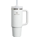 STANLEY Quencher H2.0 Tumbler with Handle and Straw 30 oz | Flowstate 3-Position Lid | Cup Holder Compatible for Travel | Insulated Stainless Steel Cup | BPA-Free | Frost