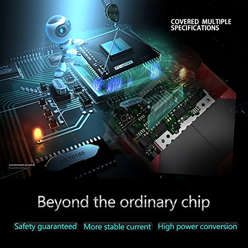 BESTEK 400W 400Watt 400W/500W DC 12V 110V Inverter with 4 USB Charging Ports, Power Converter with 2 AC Outlets Battery Clip Charger, Car Adapter (Upgrade Version)