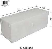 Vista 2 de WT-0024 - Tanque de agua potable para caravana de 19 galones, para cámpers, remolques y caravanas, 32.5 pulgadas x 12 pulgadas x 12 pulgadas