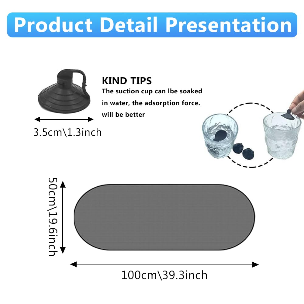 Pare-soleil de lunette arrière de voiture avec ventouse pour une installation facile, fenêtre pare-soleil aveugle Fit écran Protection universel