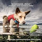 PetSafe Kurgo Apportierspielzeug für Hunde - Fördert das Spielen im Wasser und Bewegung - Langlebiges Schwimmspielzeug - Leuchtende Farben - Schwimmende Apportiersteine - Ungiftig - 3er-Pack