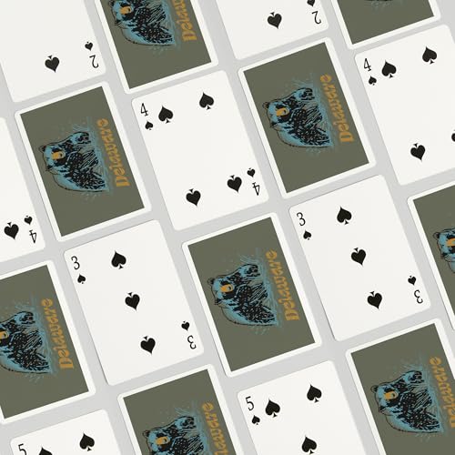 Baraja Lantern Press Delaware con 52 cartas Poker miniatura 4