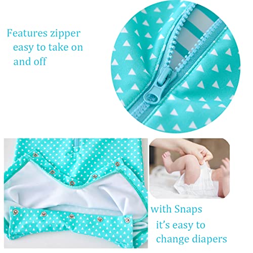 Image of UMELOK Baby Girl Swimsuit Infant UPF 50+ Bathing Suit Size Months