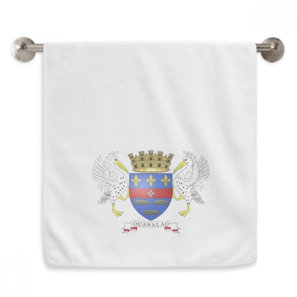 Serviette Saint Barthelemy blanche pour le sport et les invités