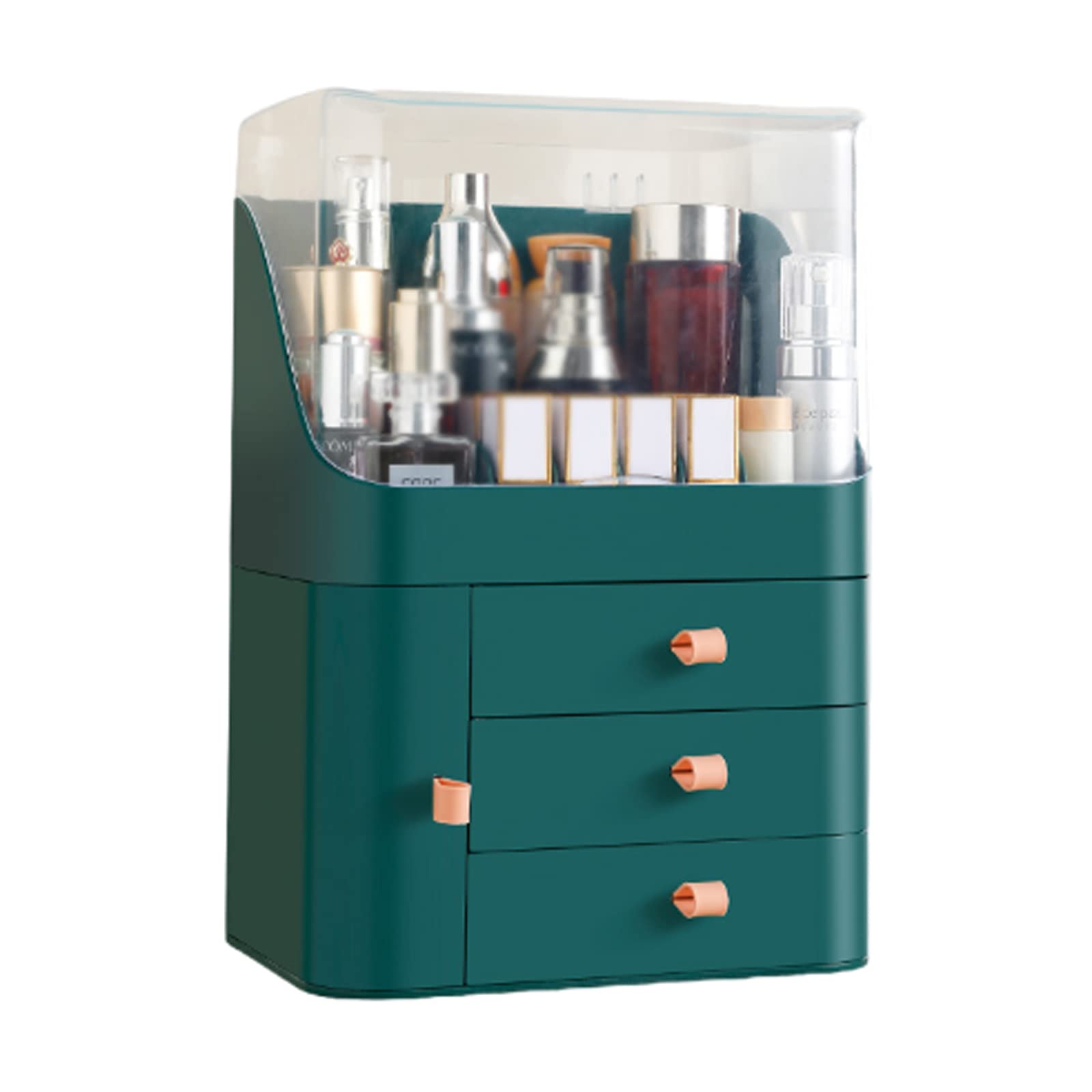Rangement de Maquillage,Organisateur de Soins de la Peau, Organisateur de Maquillage avec tiroirs,Rangement de comptoir(A)