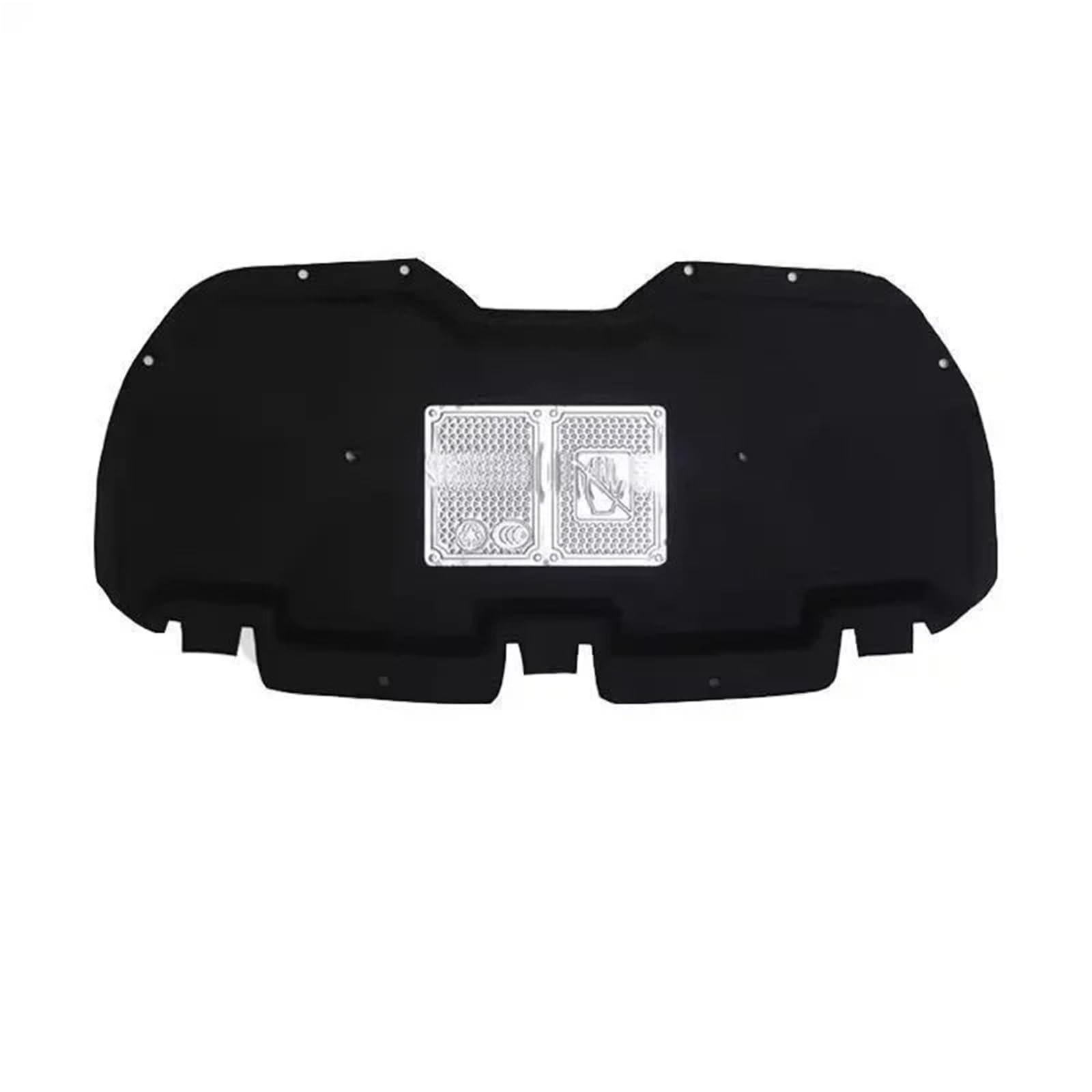 Himwqfuh One Color Car Hood Insulation Pad For Citroen For C-Elysee C3l For Peugeot 301 2012~2022 Car Hood Engine Cover Insulation Liner Cotton Pad Soundproof Heat Mat