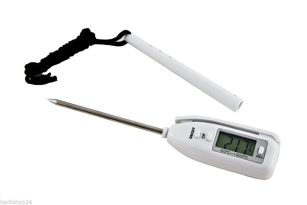 Möller-ThermDigital Thermometer, 165 X 30 Cm, White, One Size