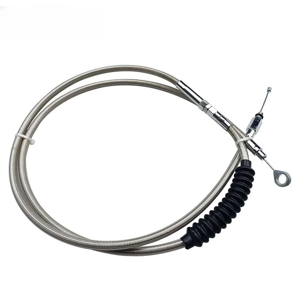 Línea de embrague trenzada acero inoxidable para motocicleta, juego cables acelerador 180cm y 130cm para Heritage Sportster 883 1200