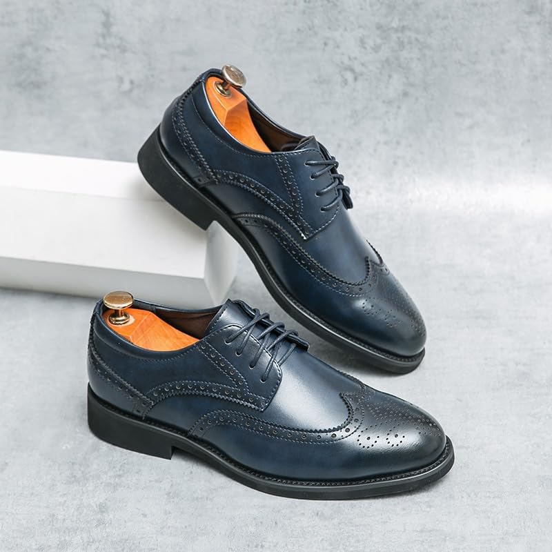 Men's Lace-up Brogues Casual Yet Polished Dress Shoes Men's Breathable Dress Shoes2