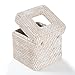 Rattan Square Tissue Box Cover, 5.7