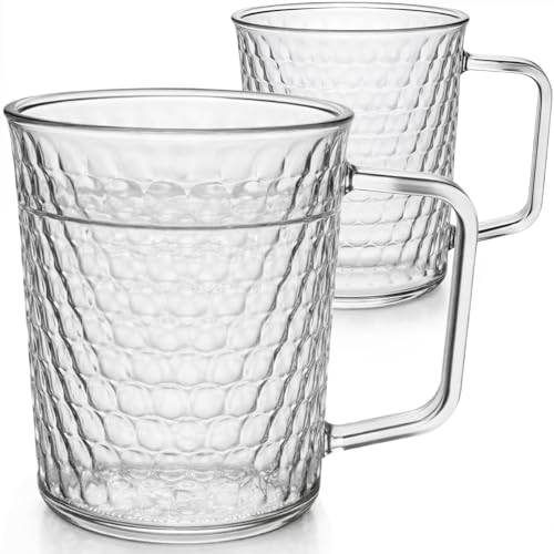 Set de 2 Mugs de Vidrio Borosilicato 20 oz con Asa miniatura 1