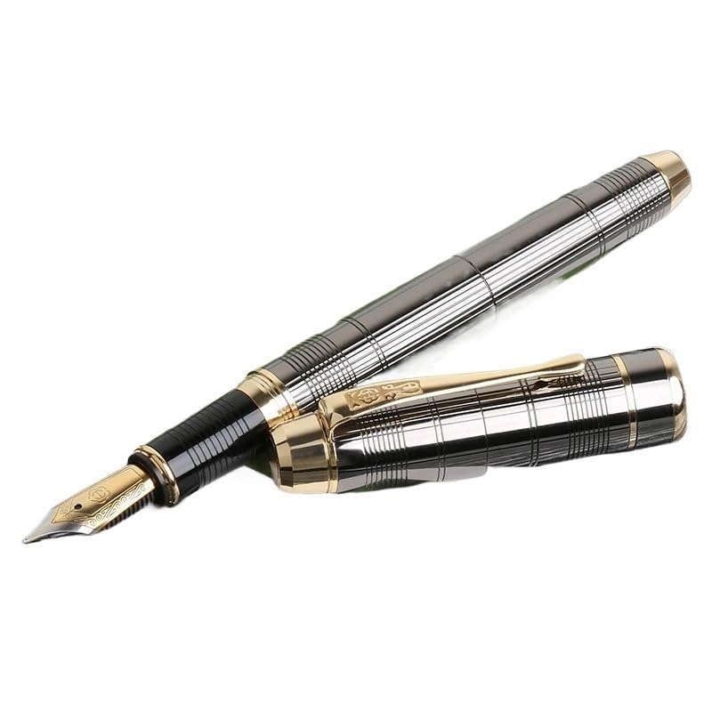 Stylo-plume de 0,5 mm en métal anti-fatigue pour écrire