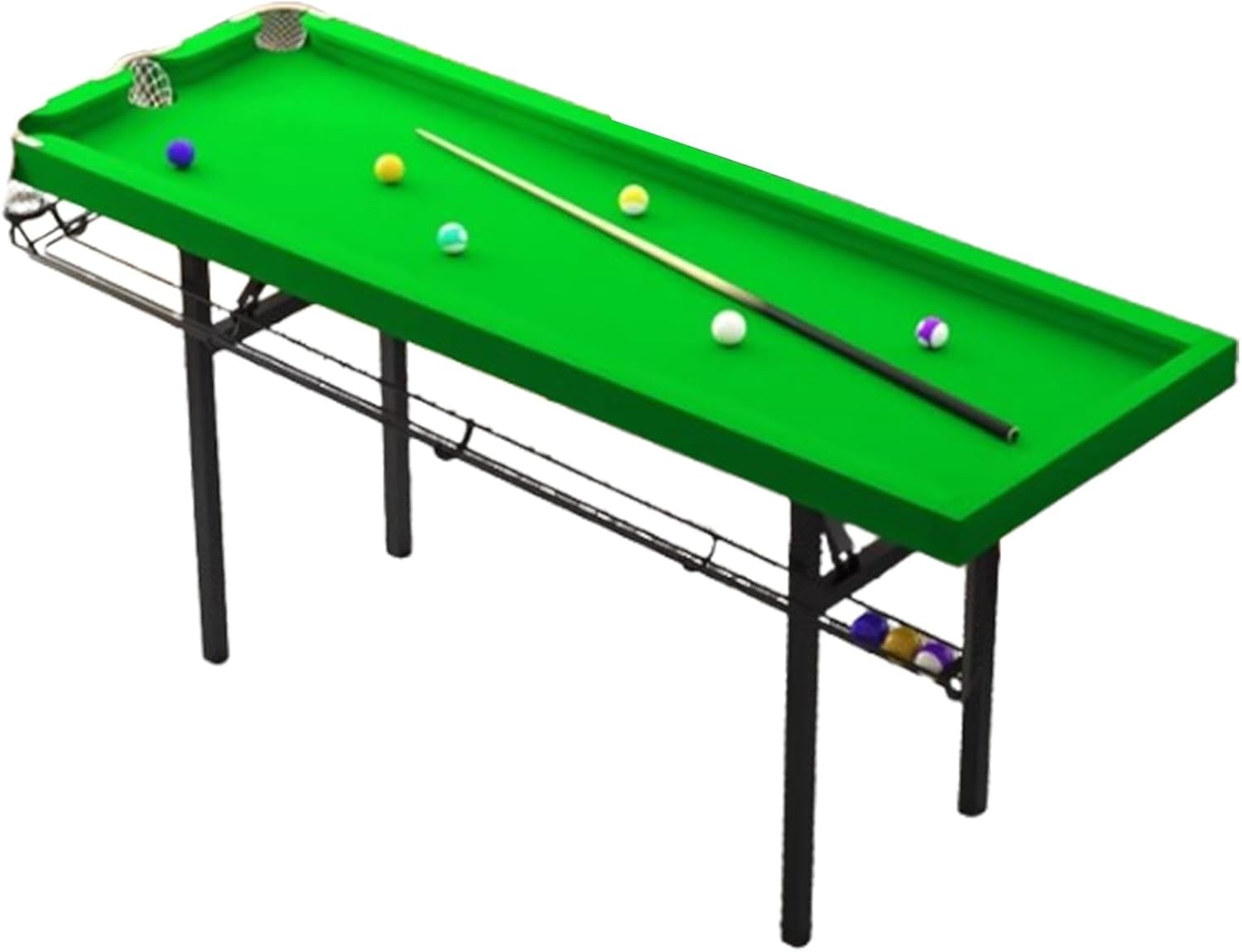 Heavy Duty Pool Table, Complete Game Set Including Balls, Cues, Chalk & Brush