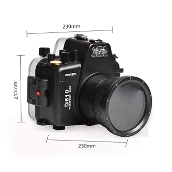 Amazon | Seafrogs Nikon D810カメラ用 60m/195フィート 水中