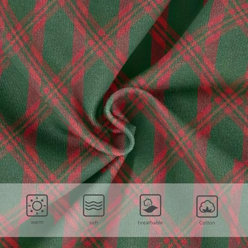 Dark Green Maroon Red Plaid Panties for Girl Toddler Girls Underwear Cotton Animal Underpants Briefs 2t3