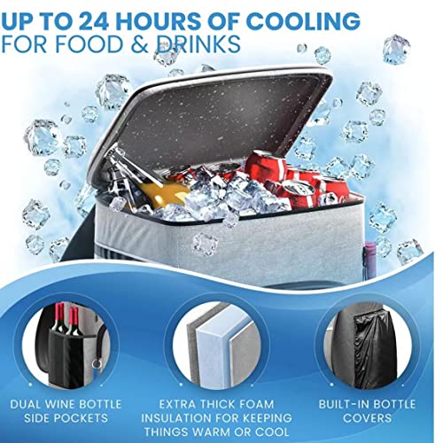 Cooler Backpack-54 Can Cooler Bag - 24 Hours Cooling - Beach Camping Cooler Backpack-Cooler-Picnic Basket-Backpack Cooler3