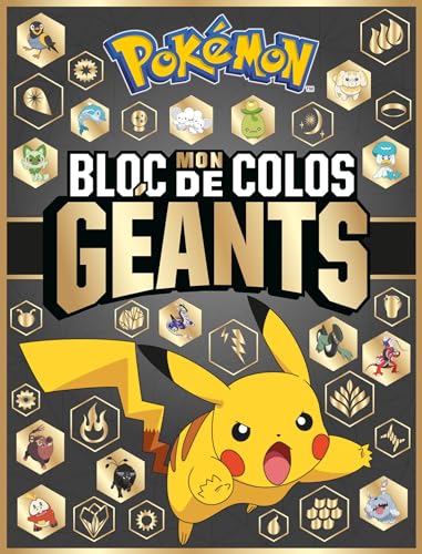 Pokémon - Mon bloc de colos géants: Grand bloc de coloriage