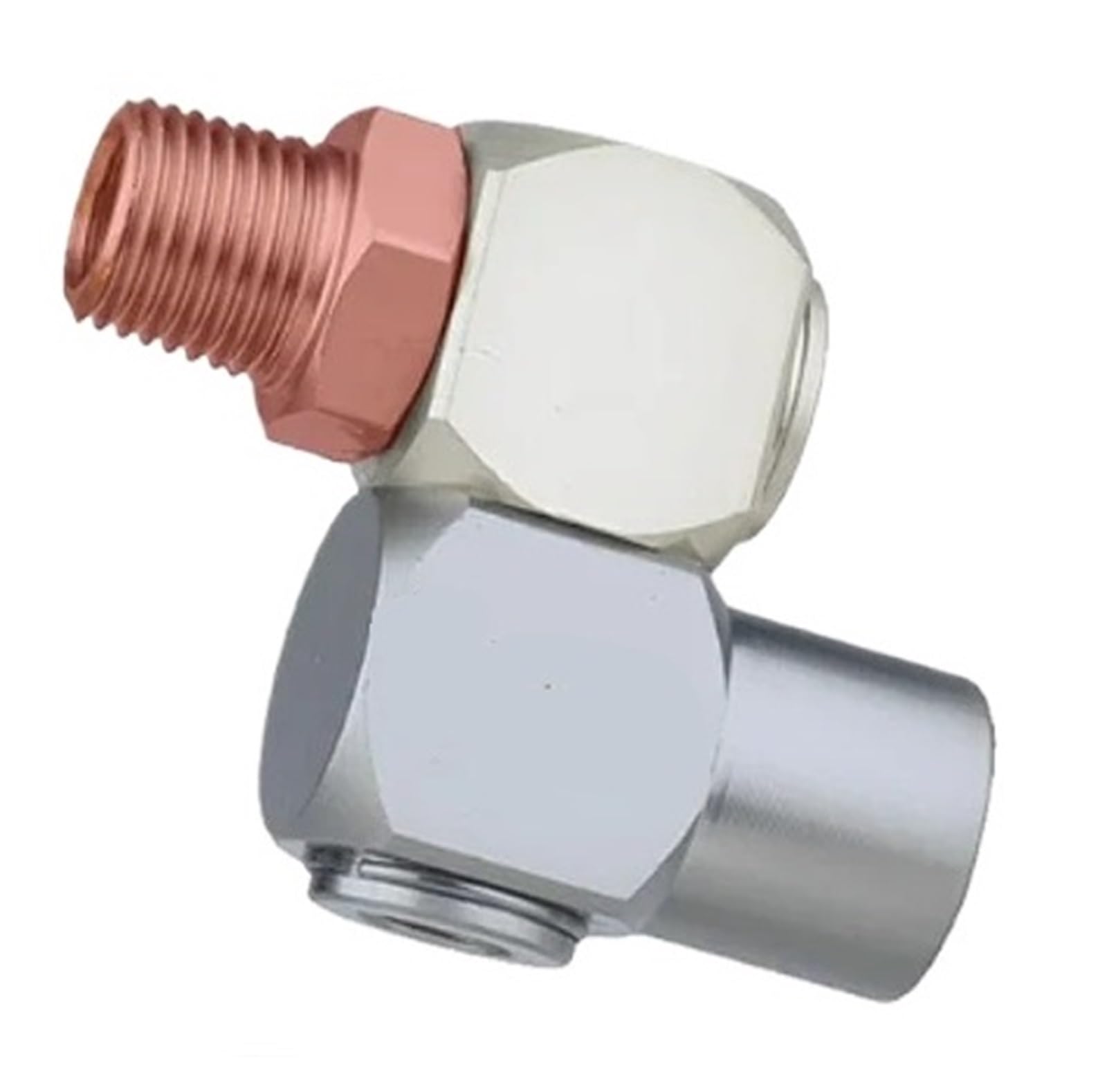 Conectores giratorios de manguera de aire, adaptador de herramienta de aire, accesorio giratorio Universal neumático, acero al carbono endurecido, 1 ud./2 unidades(2PC DN15)