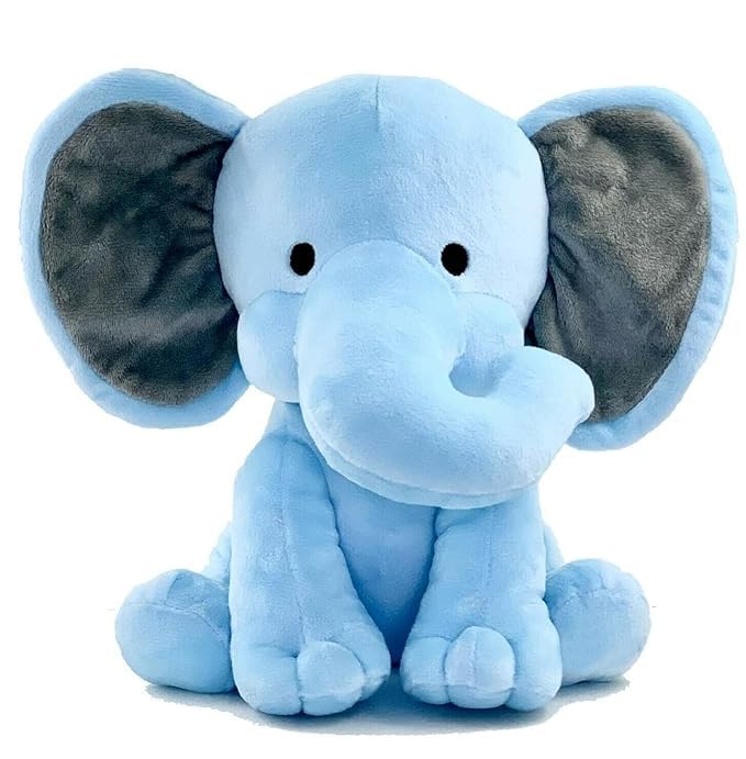 7 STREAM Elephant Sitting Plush Soft Toy Cute Kids Animal Home Decor Boys/Girls (Blue, 30 cm) (B0CMLXXG49) Amazon Price History, Amazon Price Tracker