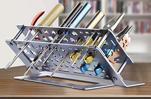 Metalter Screwdriver Storage Rack Rc Repair Tool Shelf For Desktop Aluminum Screwdriver Organizer Holder Hand Tool Rest #TOP2