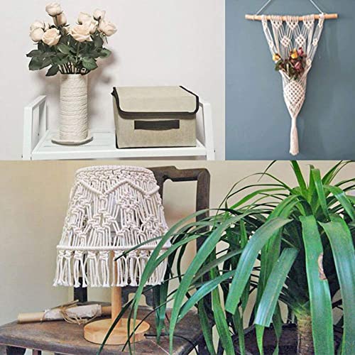 JeogYong Set di 5 corde in macramè, filo di cotone...