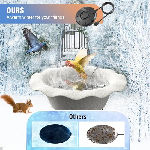 Xpengeny Bird Bath Heater For Outdoors In Winter thumb #2