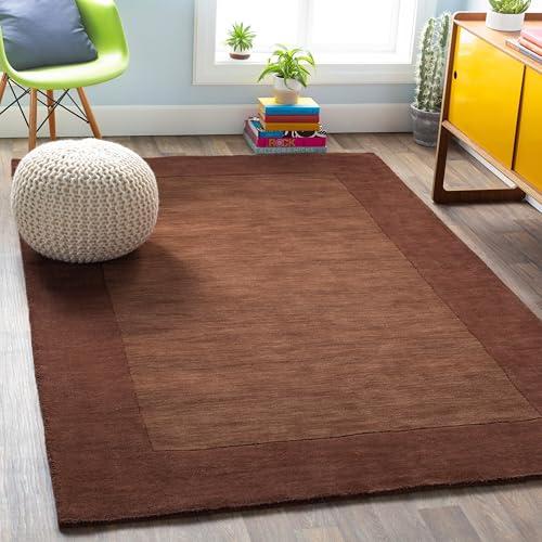 Handmade Pure Woolen Plain Carpet with 1 inch Thickness Carpets f...