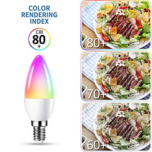 Anwio E14 Smart LED Light Bulb – Bild 4