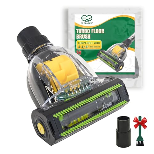 EZ SPARES Universal Mini Turbo Brush &ndash; 32mm/35mm Dual-Size Vacuum Attachment for Floors, Beds...