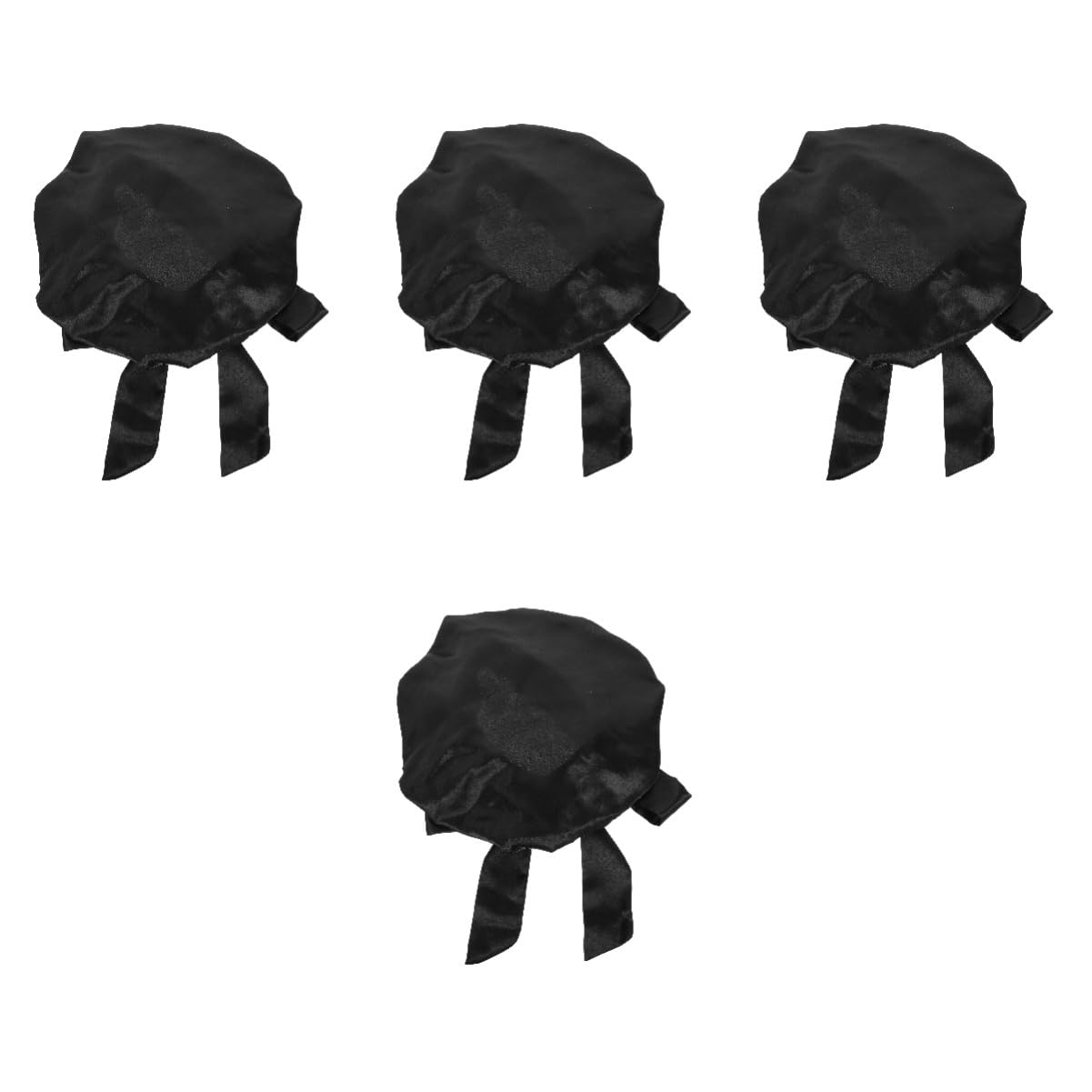 FRCOLOR 4 Stück Schleife Duschhaube Satinmütze Für Damen Duschhaube Mit Schleifenknoten Verstellbarer Duschhut Motorhaube Kopfbedeckung Badehaarabdeckung Bonett Wanne Fräulein Einstellbar