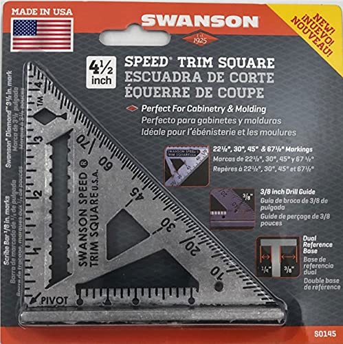 Image of Swanson 4 1 /2 inch Trim Speed Square