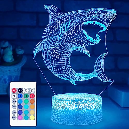Lámpara Ilusión 3D Acuario LED multicolor con base acrílica miniatura 2