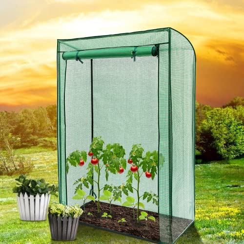 Tomato Greenhouse Reinforced Frame & Cover Outdoor Garden Plant Grow Green House By Crystals®