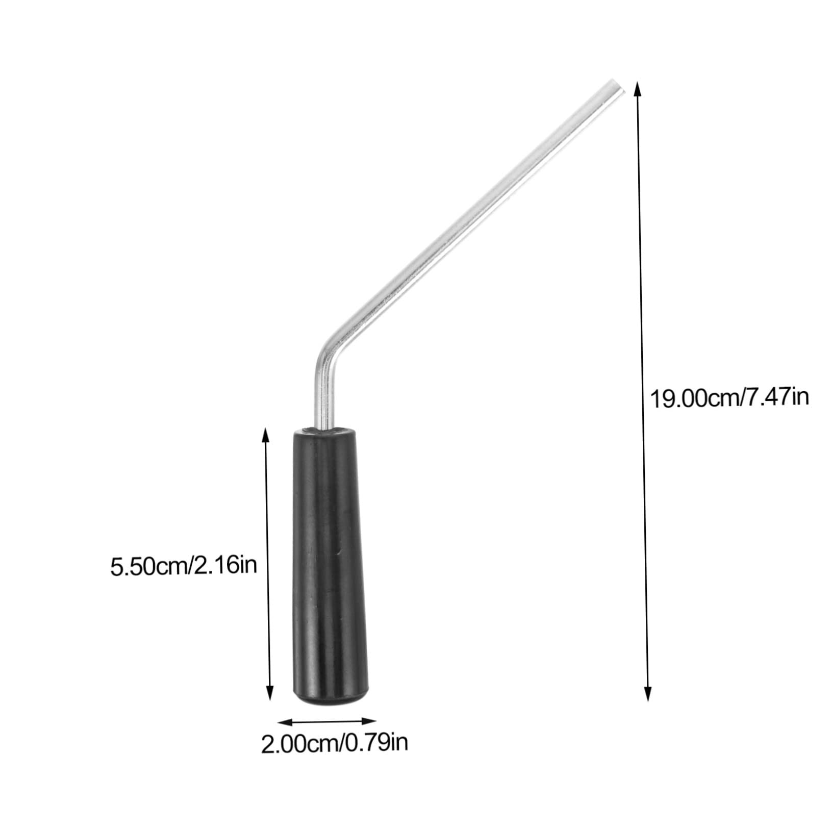 Alipis Popcorn Machine Parts Replacement Handle Iron Plastic Knob for Commercial Home Use