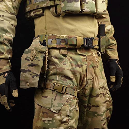 Guayma Drop Leg Holster Adapter Duty Belt Accessories For Qls Kit,Modular Holster Adapter With Thigh Strap Airsoft Tactical Gear (Camo) #TOP5