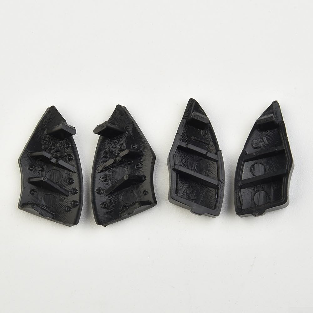 Confezione da 4 coperture nere per rimozione pulsanti radio Fiat 500, compatibili con modelli 2008