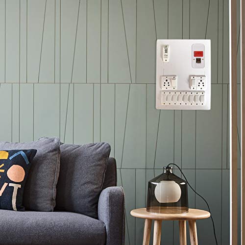 Image of CONA 2381 ISI Mark Gold Surface D.P. Switch 32 Amperes with Indicator 240V Milky White Heavy Duty Double Pole switch (Single Pack)|D.P. Switch Surface|Electricial part|Durable D.P Surface, Large