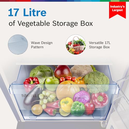 Image of Bosch 187 L, 3 star, Smart Inverter, Direct-Cool Single Door Refrigerator, Feather Wine (CST18W33NI)|18 Hrs Cooling Retention |Super Freeze |Largest Vegetable Box|Beverage Space |2.5x Faster Cooling