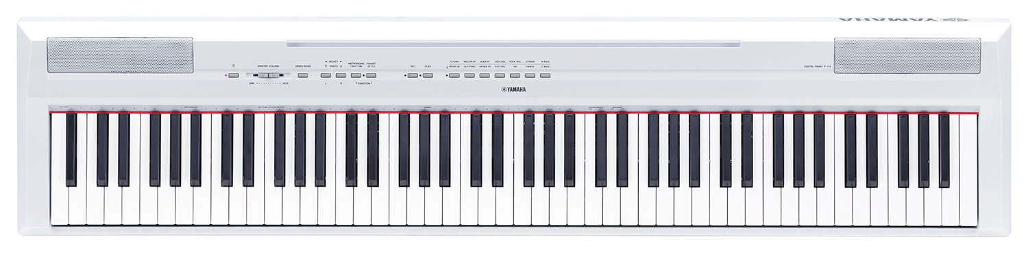 ヤマハのPー115のデジタルピアノとソニーヘッドホンとヤマハのFC4Aの