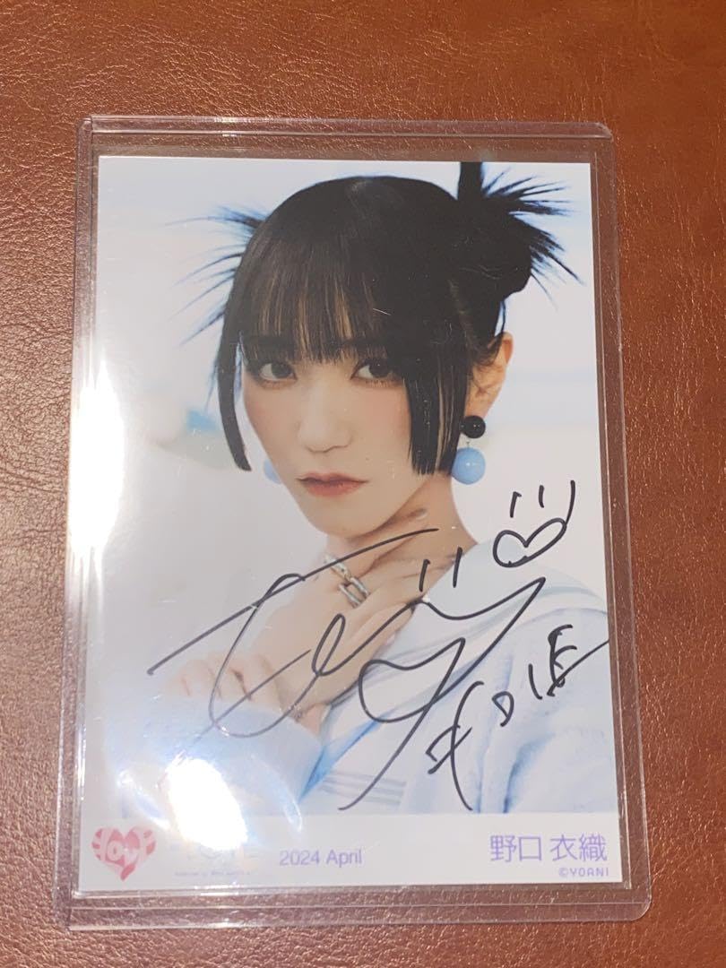 野口衣織 直筆 とくベチュ 生写真 ヒキ イコラブ 野口衣織 とくべチュ 