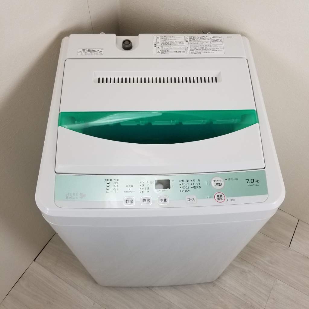 k373 ヤマダ 洗濯機 2018年製 YWM-T70D1 7.0㎏ 1年保証 送料B 札幌 