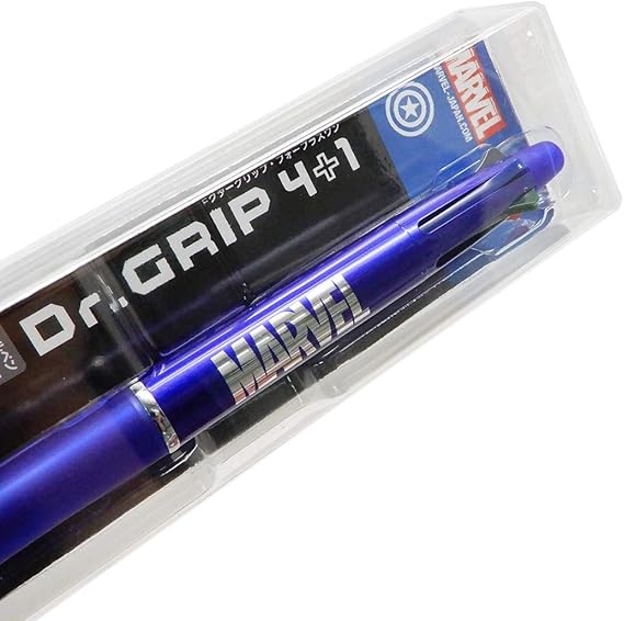 キャプテンアメリカ 黒赤青緑 ボールペン シャープペン ドクターグリップ 4 1 ロゴ マーベル 2ofgsda5nl キッチン 日用品 文具 Centralcampo Com Br