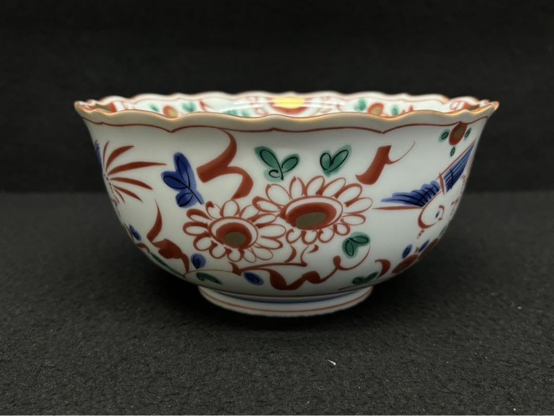 青磁 共箱 木箱 蓋物 菓子盆 菓子器 寿 銘 欠け 吉田屋 - 工芸品